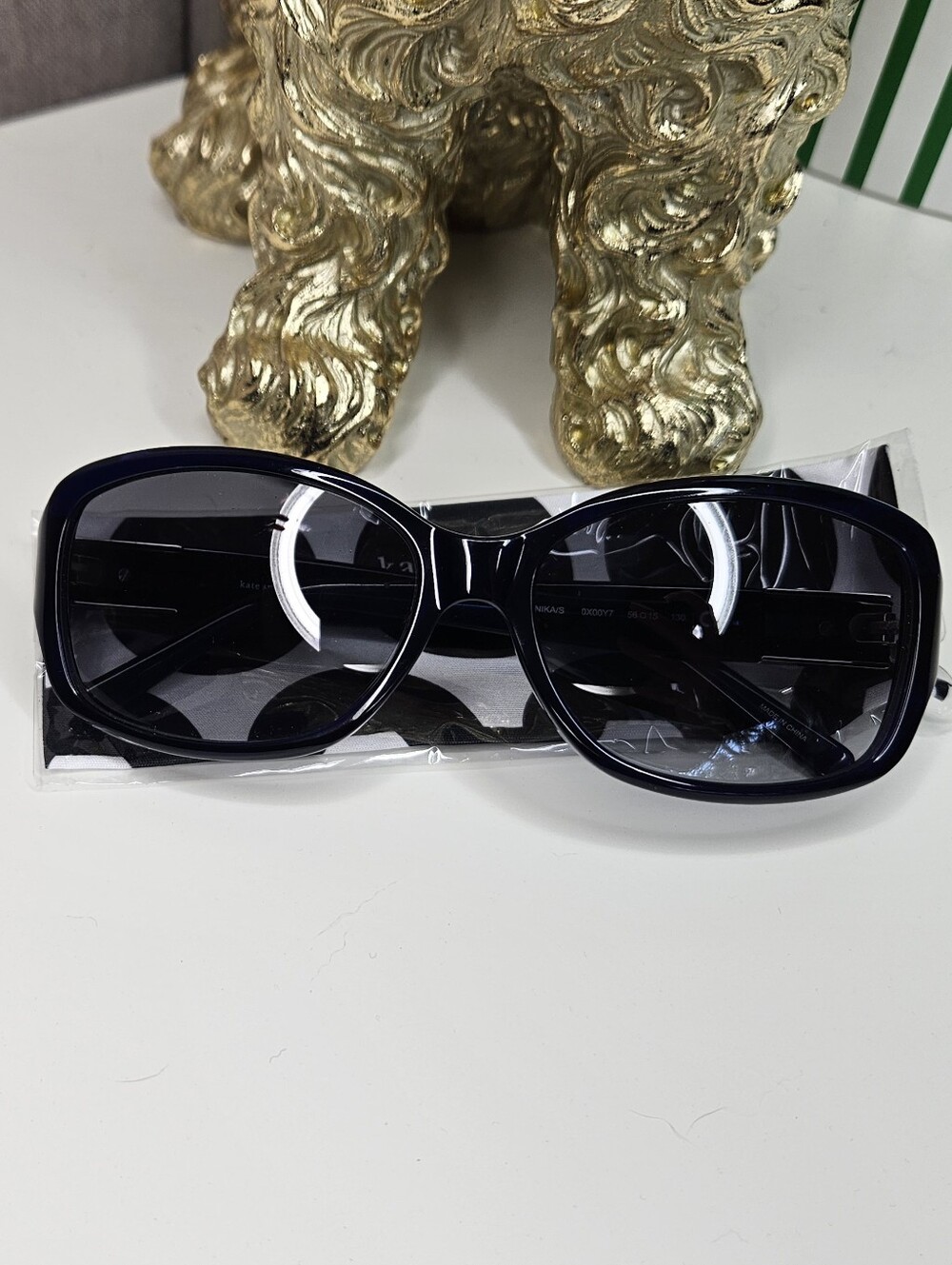 Kate Spade Navy Blue Annika Square Sunglasses